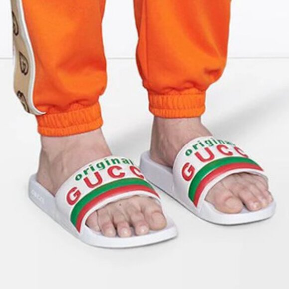 NIB Gucci Original Gucci Slide Sandals Size 8 - Picture 12 of 13